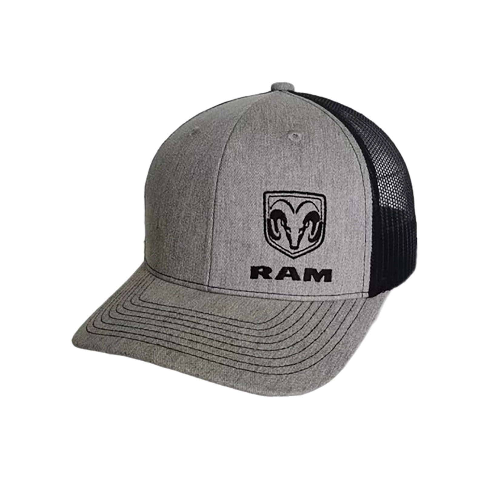 heather grey cotton twill trucker.jpg